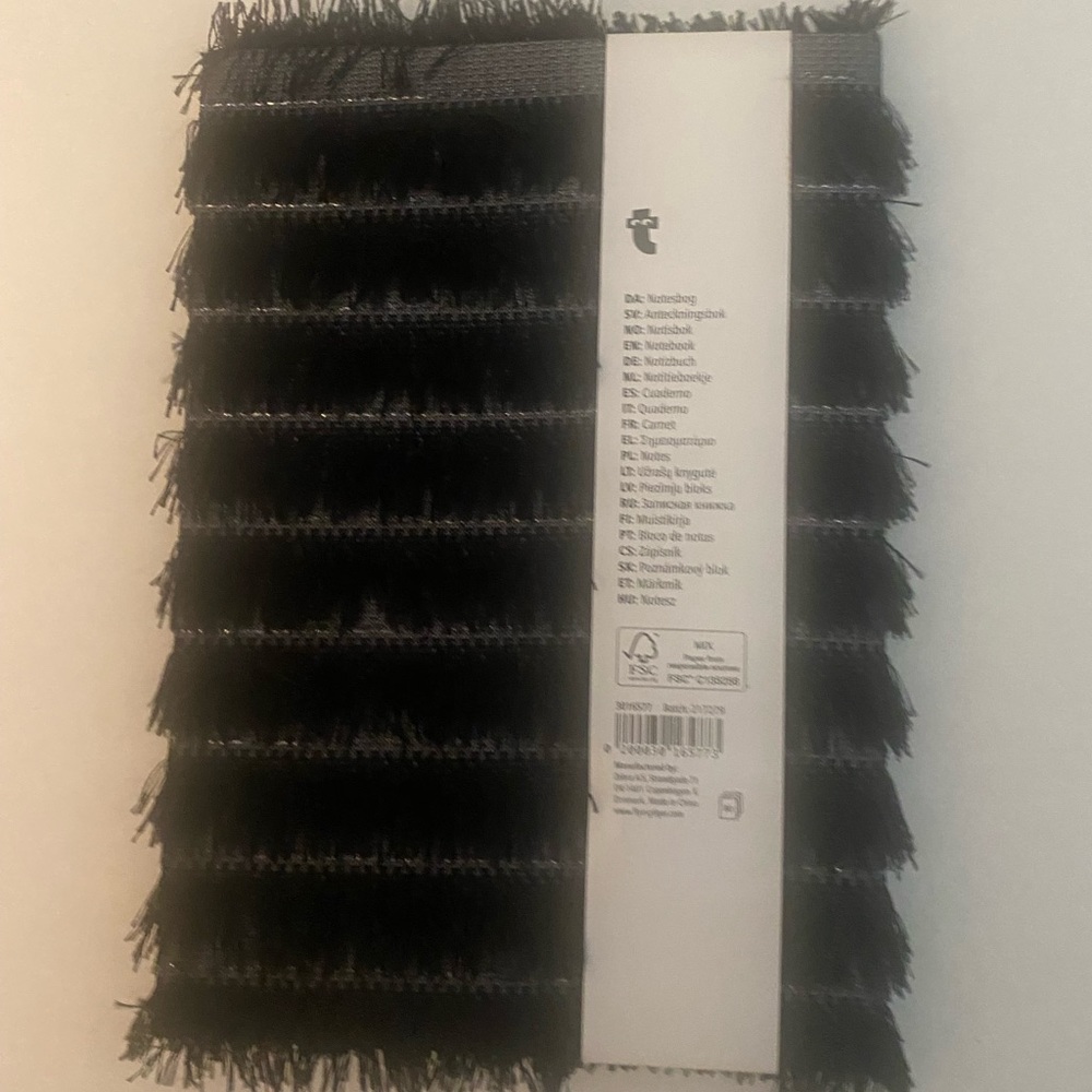 Notebook/Journal with Black Maribou covers!